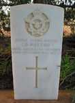 Headstone of F/O I D Weston killed in the crash of Anson W2095
Mallala War Cemetery. 
Photo Rod Farquhar.